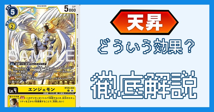 「天昇（てんしょう）」とは？効果の処理とルール裁定を解説