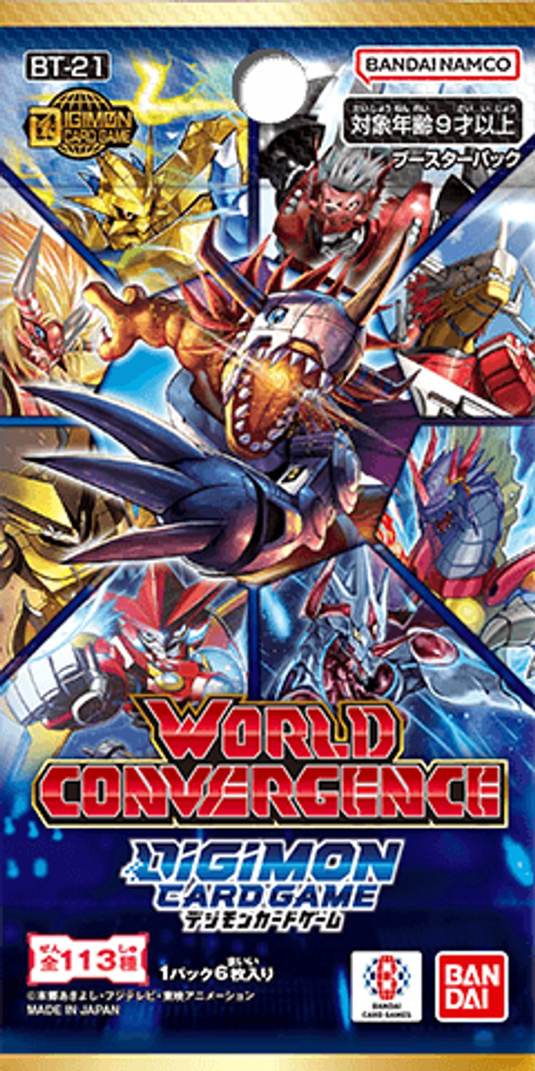 【デジモンカード】【BT-21】WORLD CONVERGENCE パック